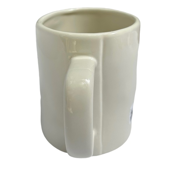 Rae Dunn BAE Mug Coffee Tea White Black Large Long Letters NWT 2018 OG Dimples - Picture 4 of 12